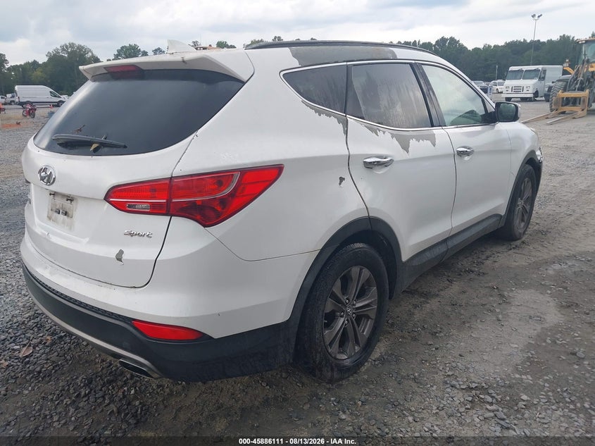Vin: 5xyzu3lb6dg001695, lot: 46385145, hyundai santa fe sport 20134