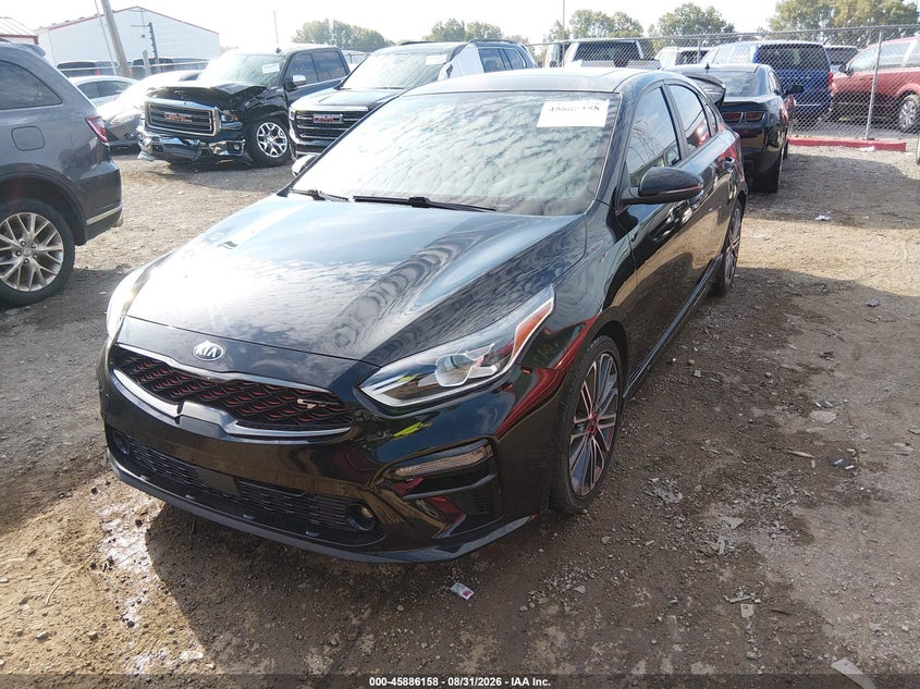 2021 Kia Forte, Rear, IAAI, VIN 3KPF44AC2ME412433 — photo 2