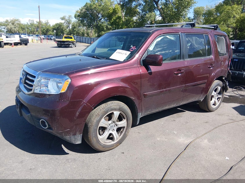 2015 Honda Pilot, Rear, IAAI, VIN 5FNYF4H50FB029047 — photo 2