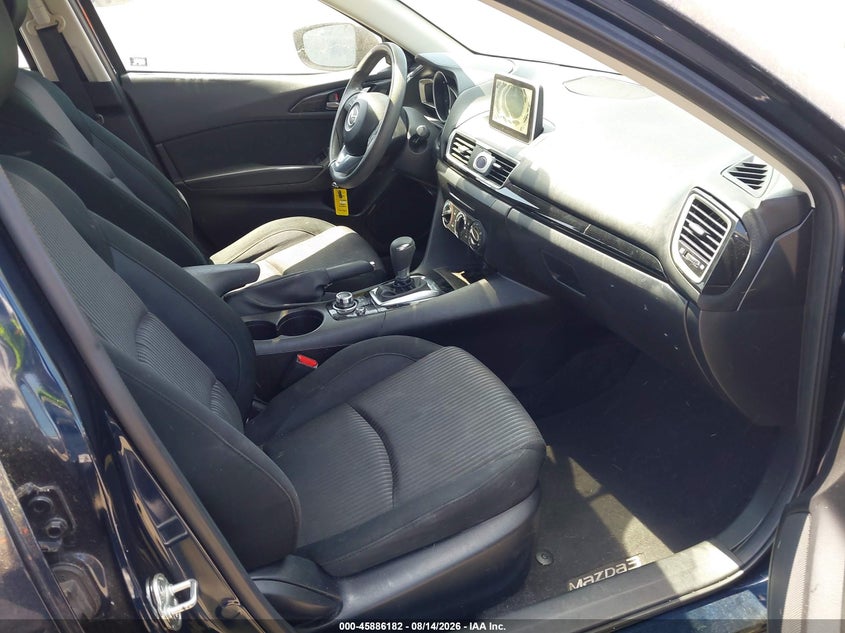 2016 MAZDA 3 SEDAN 2.0L I-4 DI, DOHC, VVT, 155HP