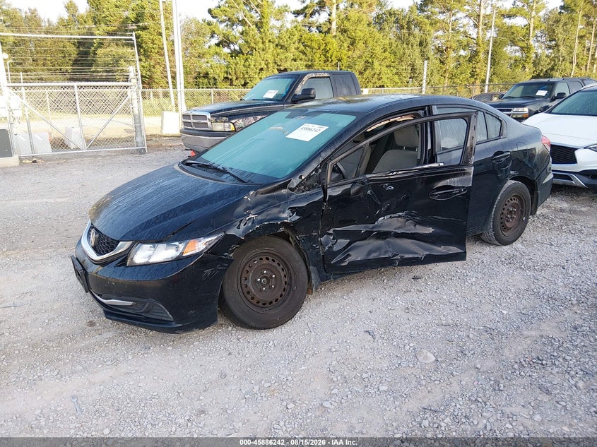 Vin: 19xfb2f58de018150, lot: 46385276, honda civic lx 20132