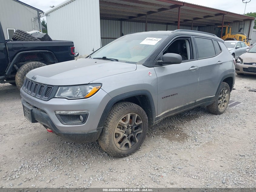 2019 Jeep Compass, Затопление, IAAI, VIN 3C4NJDDB0KT740062 — фото 2
