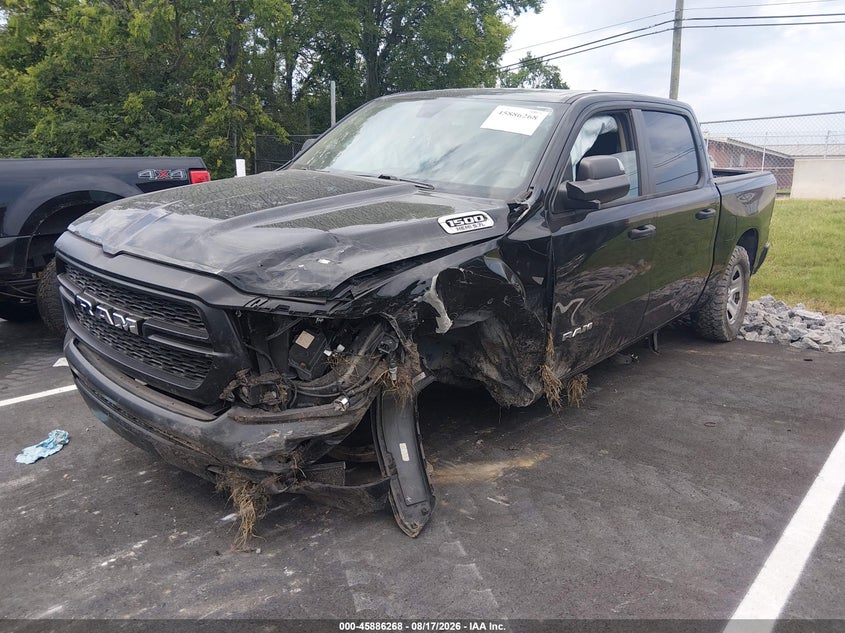 Vin: 1c6srfgt9kn651271, lot: 46385302, ram 1500 tradesman  4x4 5'7 box 20192