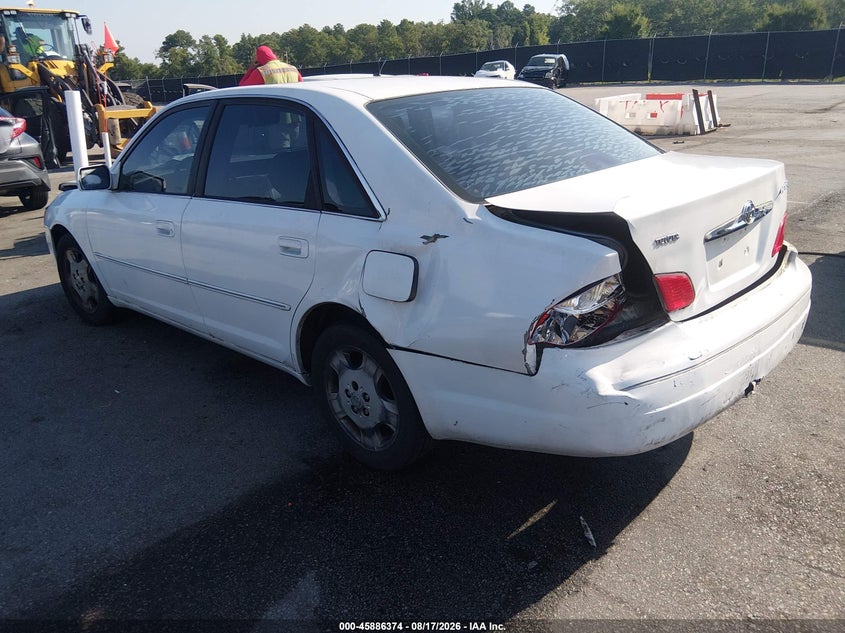 2003 TOYOTA AVALON SEDAN 3.0L V-6 DOHC, VVT, 210HP