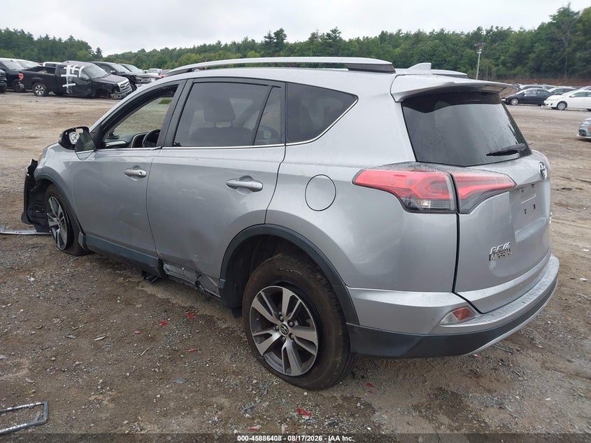 Vin: jtmrfrev8jd229809, lot: 46385442, toyota rav4 xle 20183