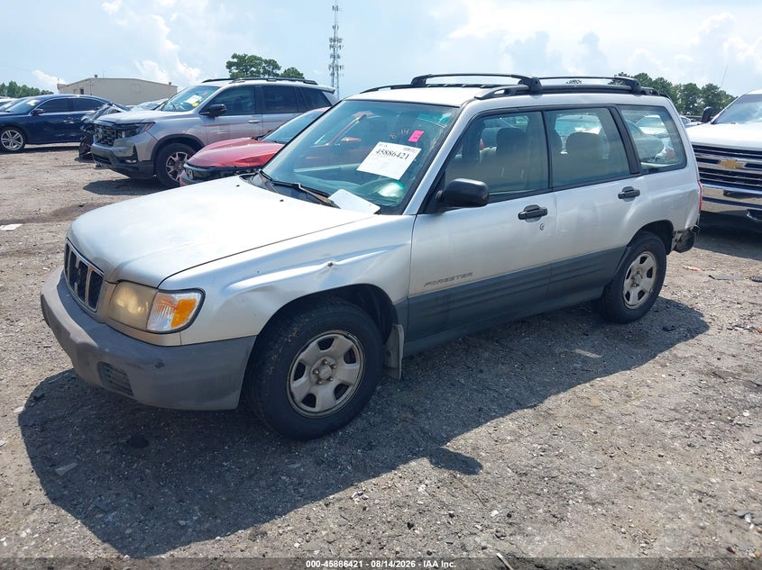 2002 Subaru Forester, Удар сзади, IAAI, VIN JF1SF63552H718266 — фото 2