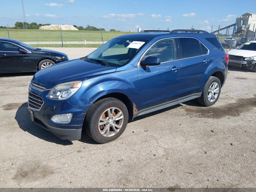 2017 Chevrolet Equinox, Звичайний знос, IAAI, VIN 2GNALCEK9H6100521 — фото 2