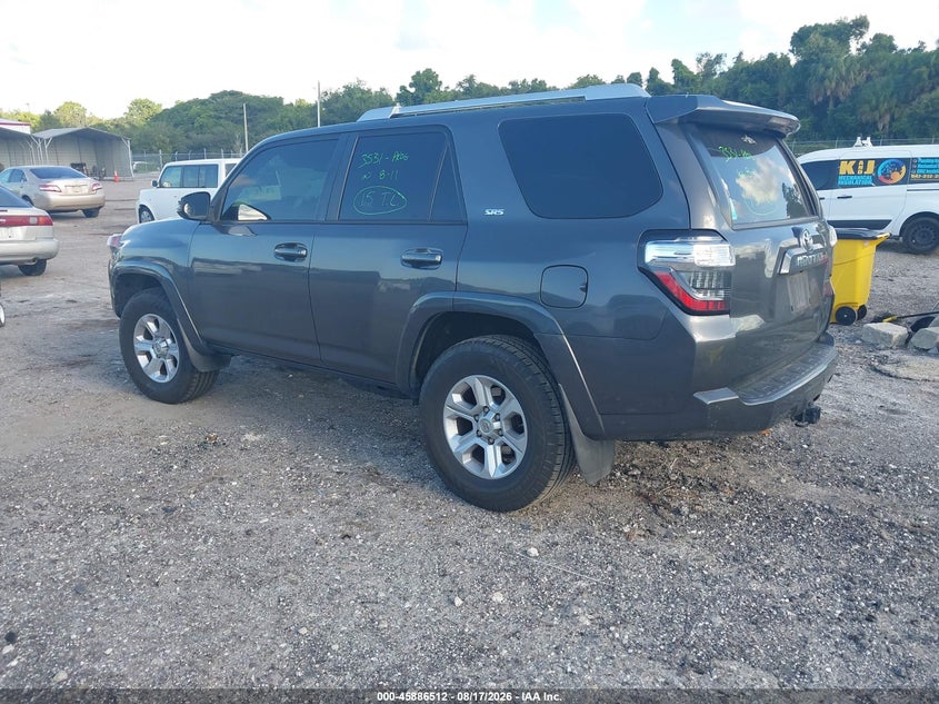 TOYOTA 4RUNNER 2018 VIN JTEBU5JR0J5547647