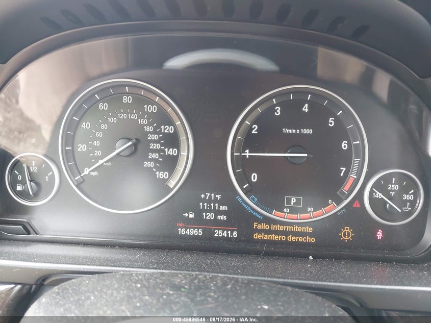 BMW 528I 2013 VIN WBAXH5C53DD108720