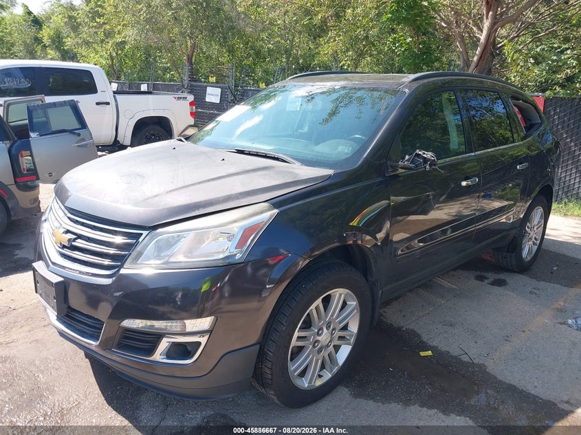 2015 Chevrolet Traverse, Left Side, IAAI, VIN 1GNKRGKD2FJ138186 — photo 2