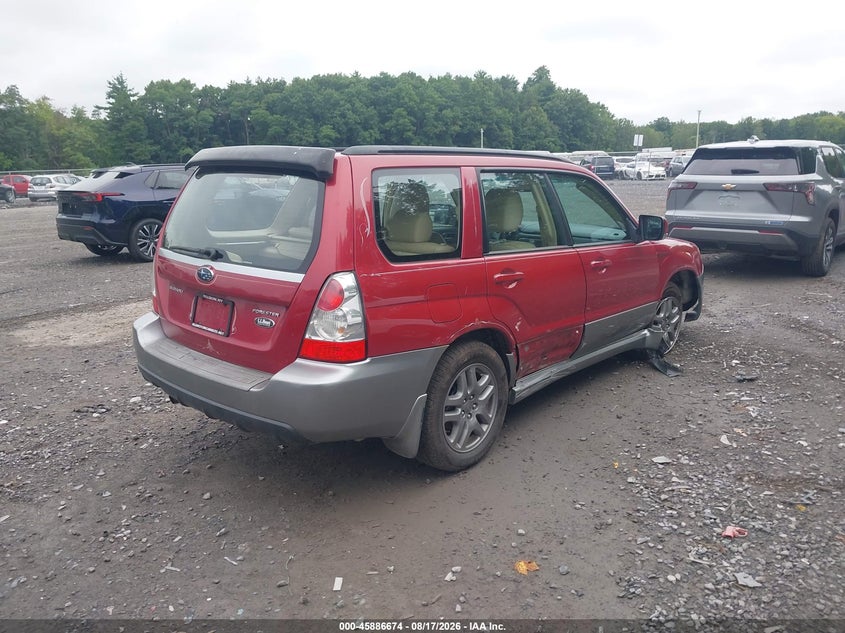 2007 SUBARU FORESTER auction photo 4
