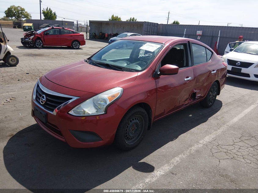 2019 Nissan Versa, Лівий бік, IAAI, VIN 3N1CN7AP5KL838634 — фото 2