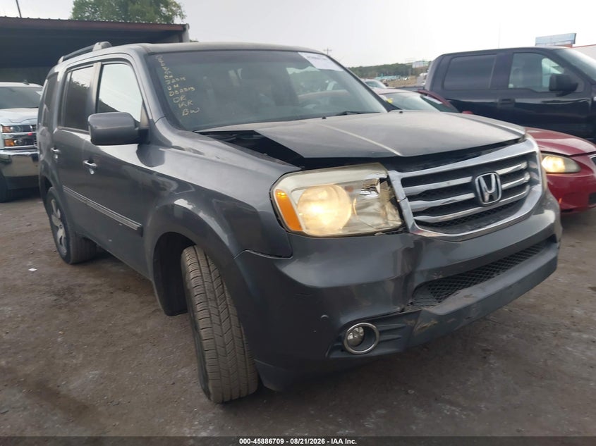2012 Honda Pilot Touring, Перёд, IAAI, VIN 5FNYF4H98CB082013