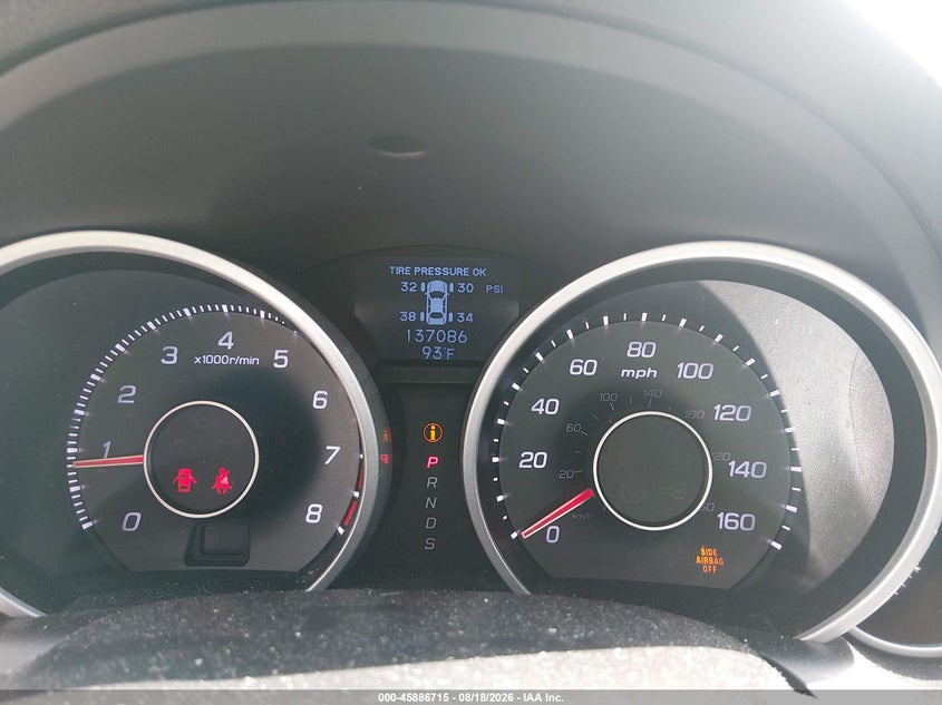 2013 ACURA TL auction photo 7