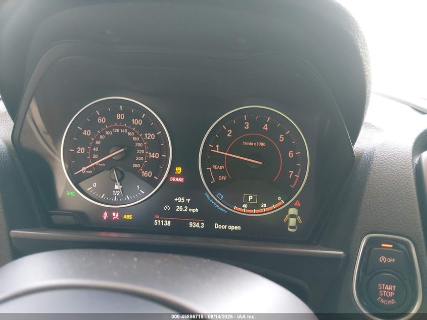 2015 BMW 2ER COUPE 2.0L I-4 DI, DOHC, VVT, TURBO, 240HP