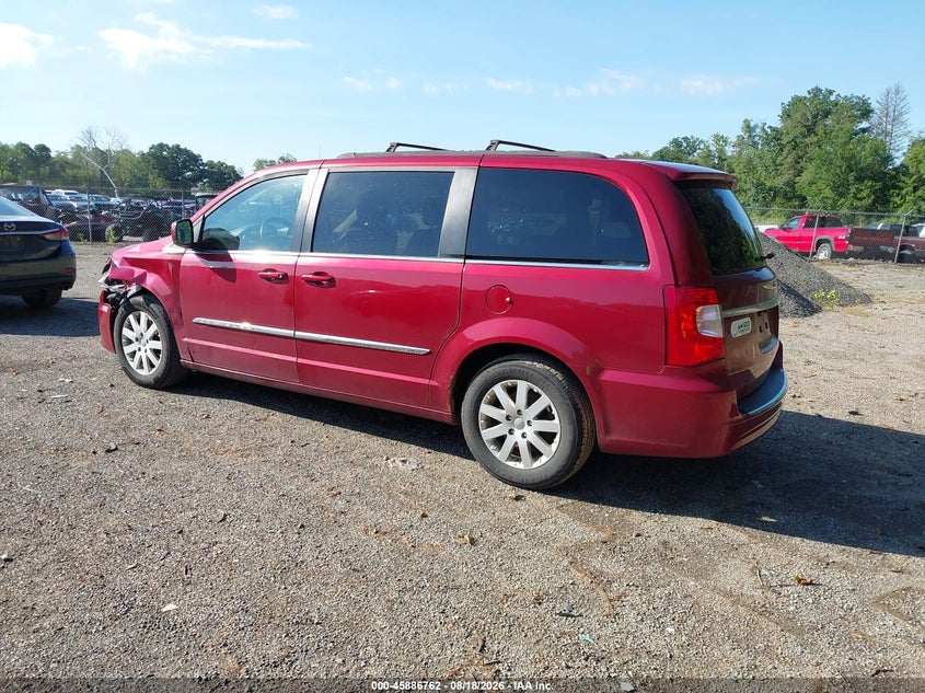 Vin: 2c4rc1bg2dr604062, lot: 46385796, chrysler town & country touring 20133