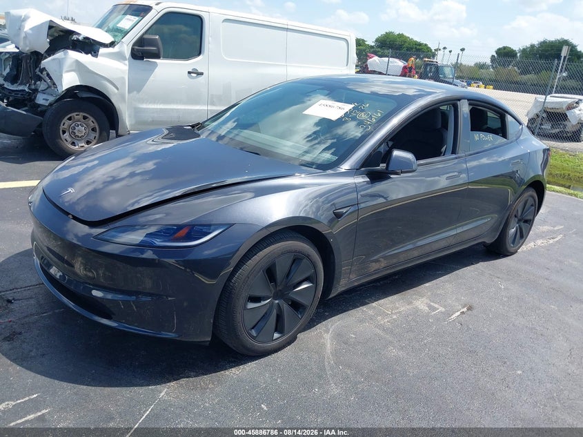 Vin: 5yj3e1ea9sf047781, lot: 46385820, tesla model 3 long range rear-wheel drive/standard rear-wheel drive 20252