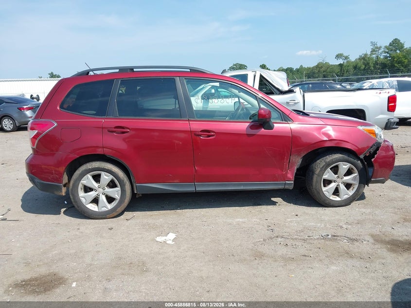 SUBARU FORESTER 2015 VIN JF2SJAFC1FH571604