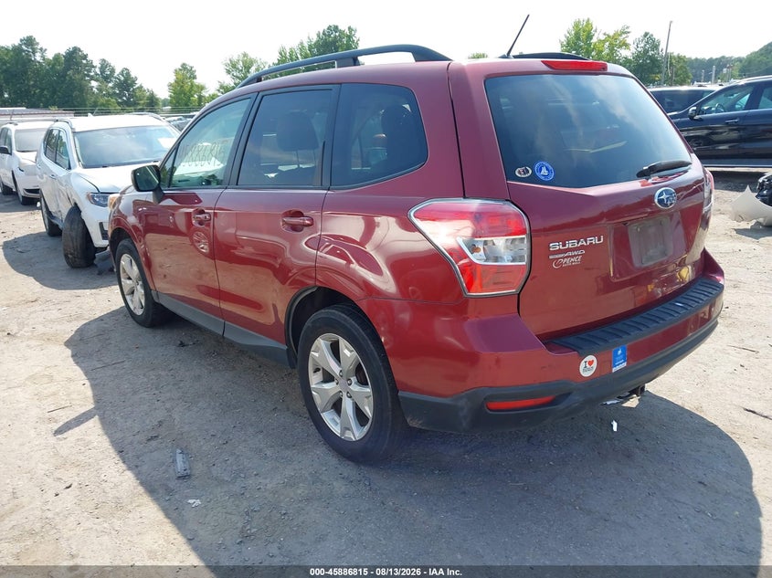 SUBARU FORESTER 2015 VIN JF2SJAFC1FH571604