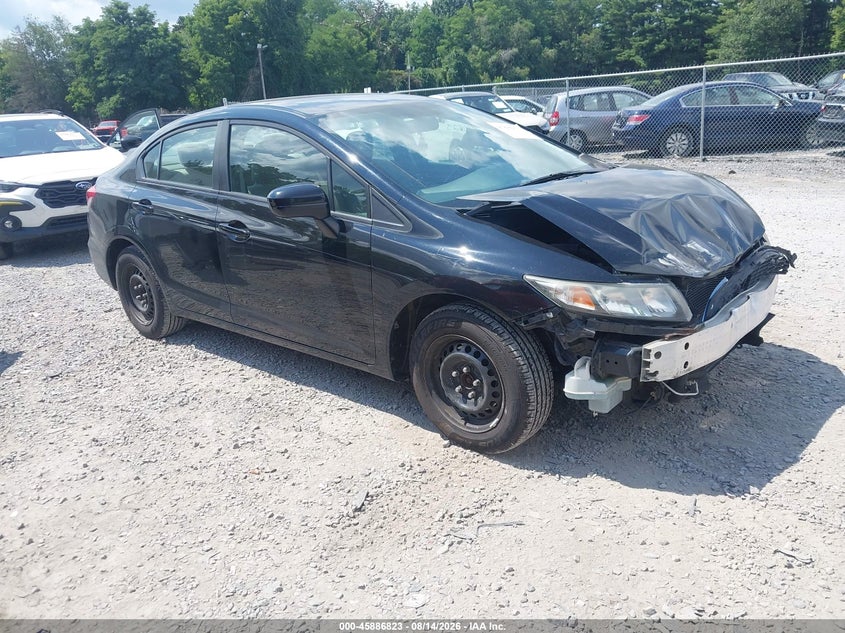 Vin: 19xfb2f5xfe276656, lot: 46385857, honda civic lx 20151