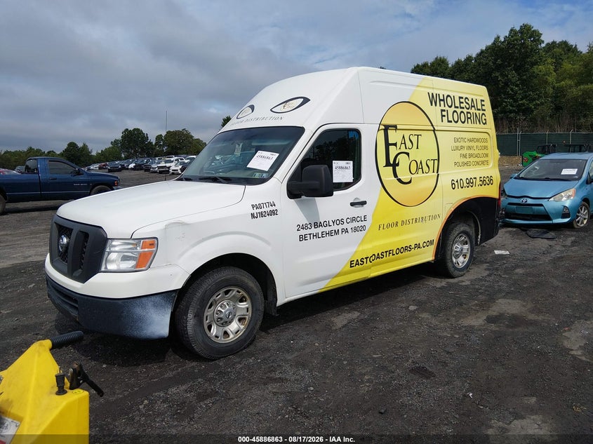 2015 NISSAN NV CARGO NV2500 HD auction photo 2