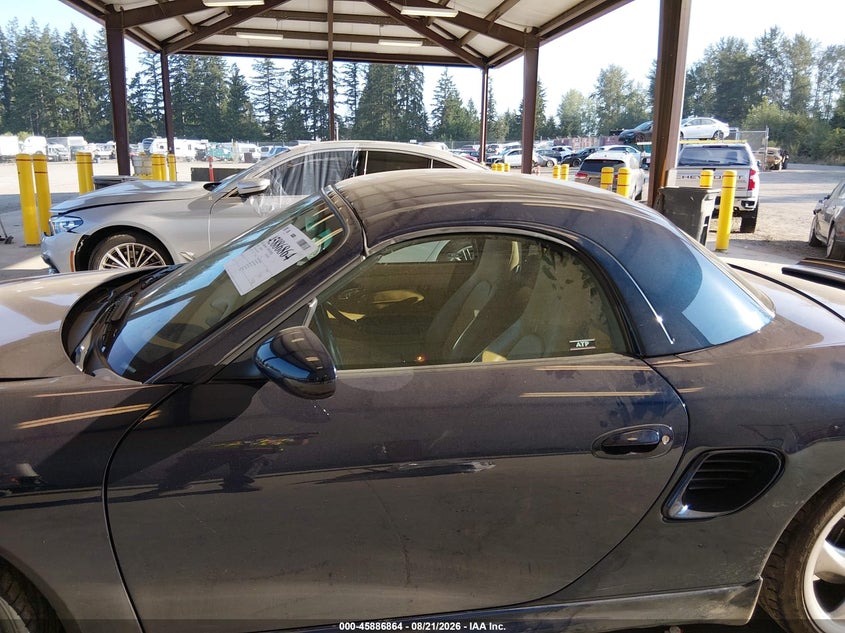 PORSCHE BOXSTER 2000 VIN WP0CA2985YU620698