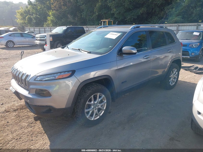 2014 Jeep Cherokee, Удар спереди, IAAI, VIN 1C4PJMCS7EW122200 — фото 2