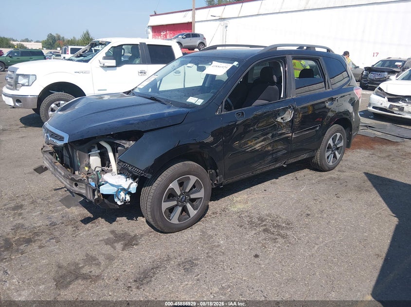 2018 Subaru Forester, Удар спереди, IAAI, VIN JF2SJAEC2JH575204 — фото 2