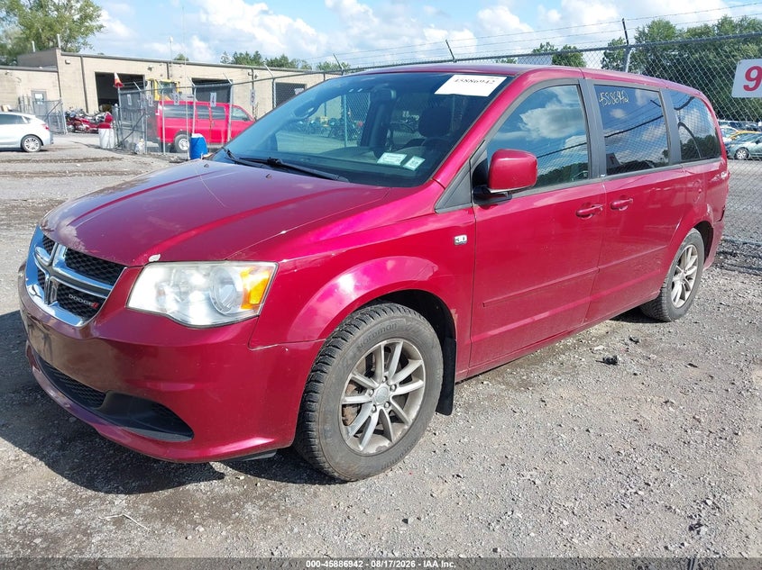 2014 Dodge Caravan, Обычный износ, IAAI, VIN 2C4RDGBG0ER298772 — фото 2