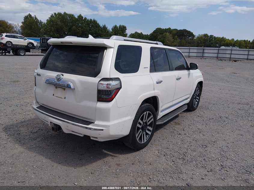 Vin: jtezu5jr1f5109581, lot: 46386065, toyota 4runner limited 20154