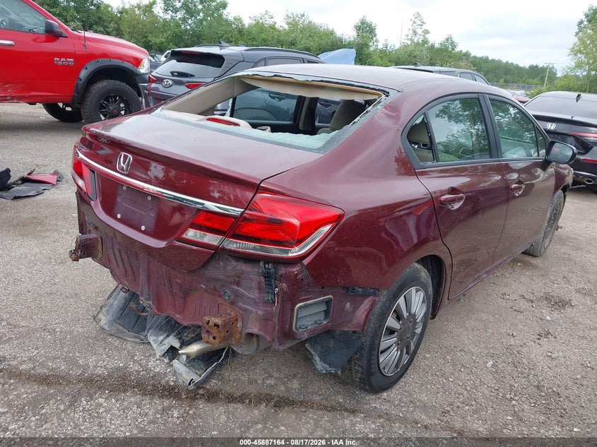 2014 HONDA CIVIC auction photo 4