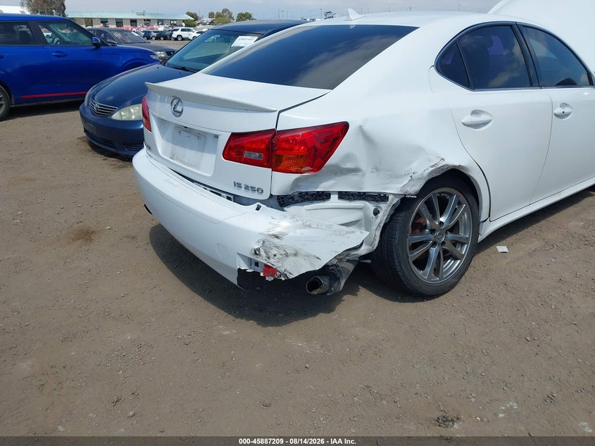 LEXUS IS 250 2008 VIN JTHBK262X85085238