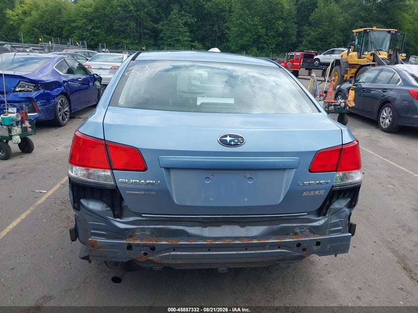 2010 SUBARU LEGACY SEDAN 2.5L H-4 VVT, 170HP