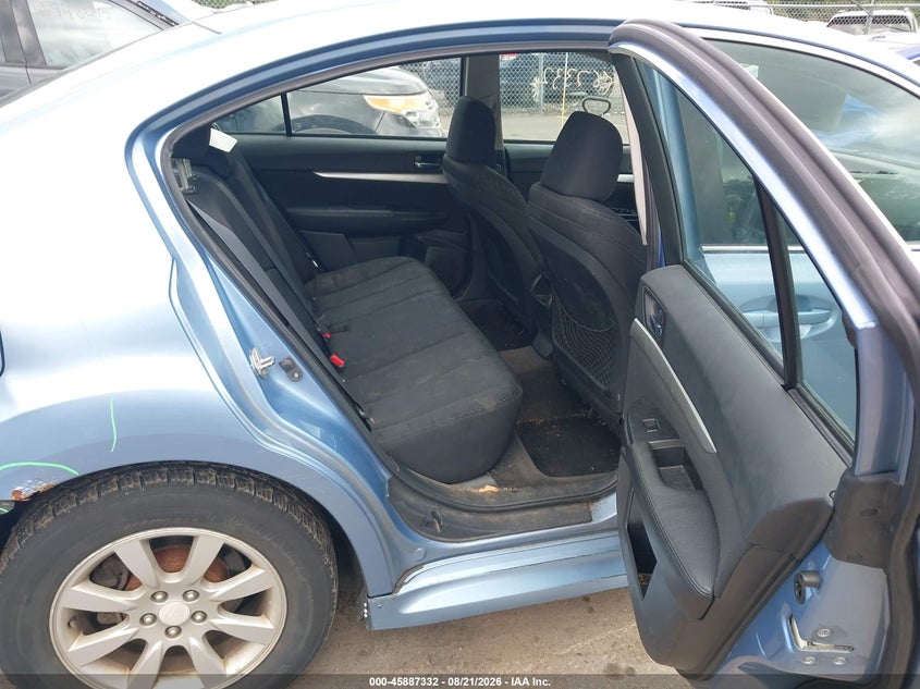 2010 SUBARU LEGACY SEDAN 2.5L H-4 VVT, 170HP
