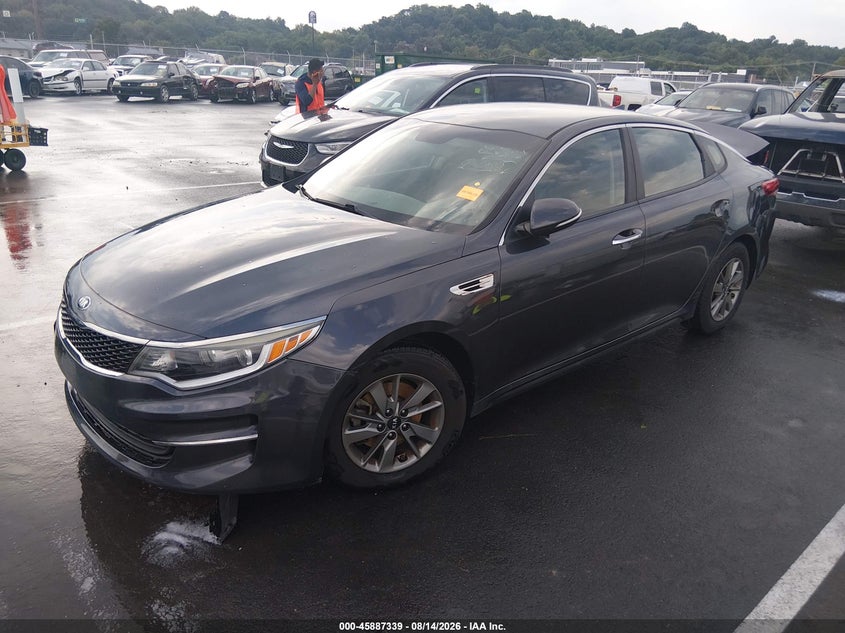 Vin: 5xxgt4l13gg014517, lot: 46386373, kia optima lx turbo 20162