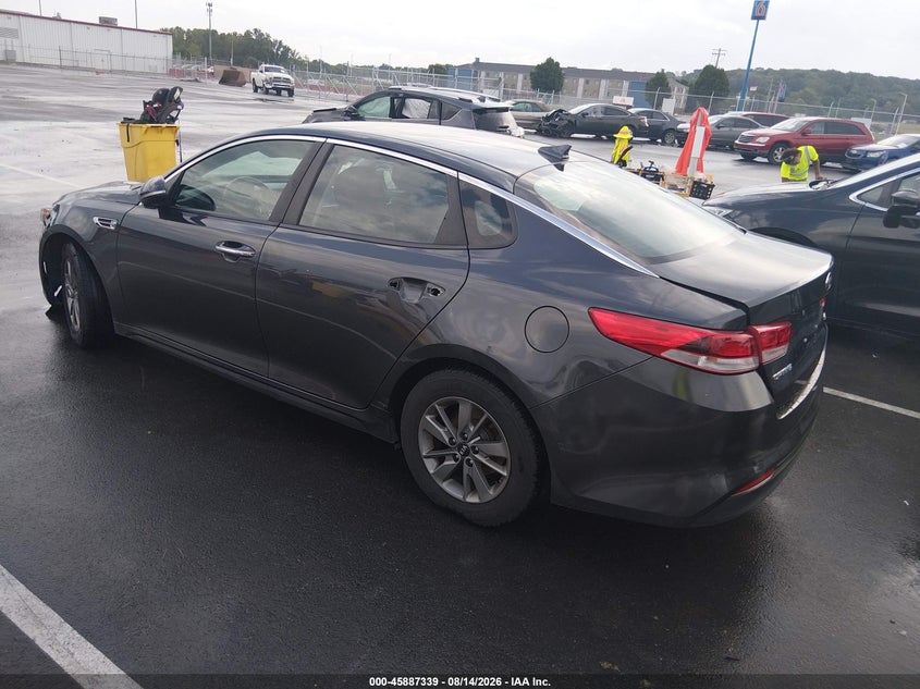 Vin: 5xxgt4l13gg014517, lot: 46386373, kia optima lx turbo 20163