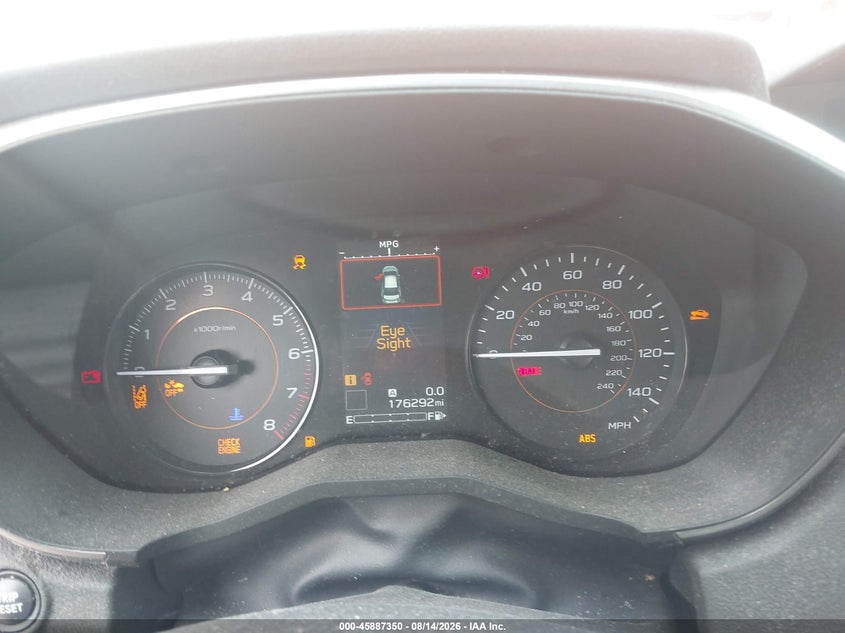 SUBARU CROSSTREK 2019 VIN JF2GTAEC4K8348632