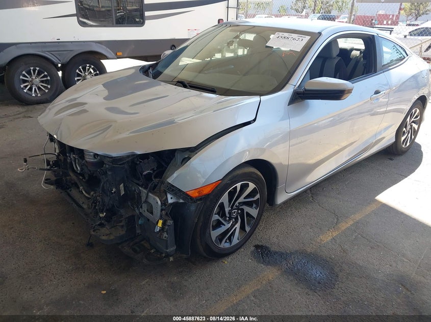 Vin: 2hgfc4a53jh301346, lot: 46386657, honda civic lx 20182