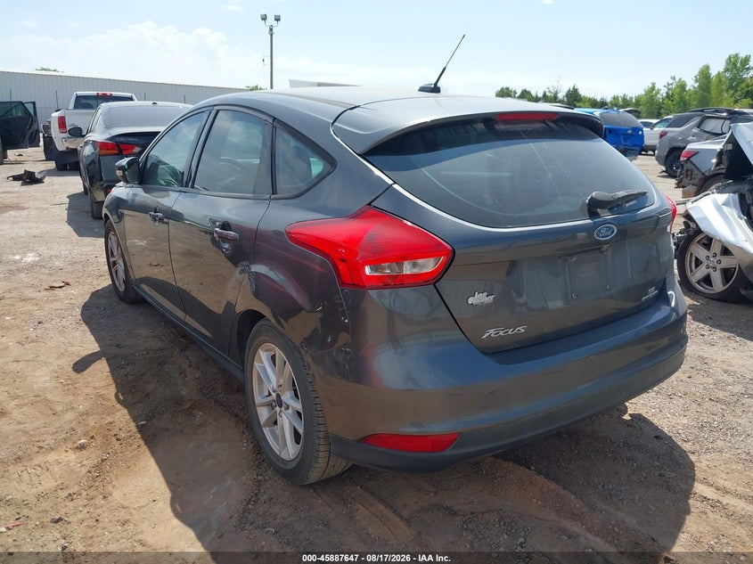 Vin: 1fadp3k23fl242615, lot: 46386681, ford focus se 20153