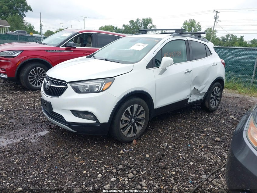 2018 Buick Encore, Левый бок, IAAI, VIN KL4CJBSB7JB679351 — фото 2