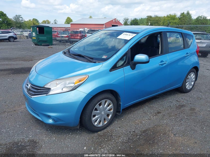 2014 Nissan Versa, Обычный износ, IAAI, VIN 3N1CE2CP2EL367501 — фото 2