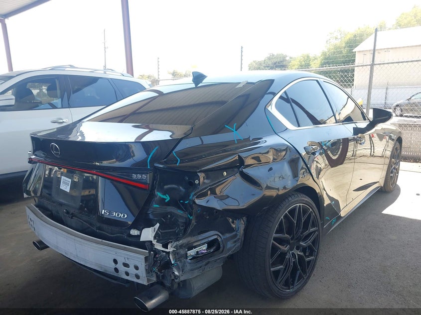LEXUS IS 300 2022 VIN JTHAA1D27N5120406
