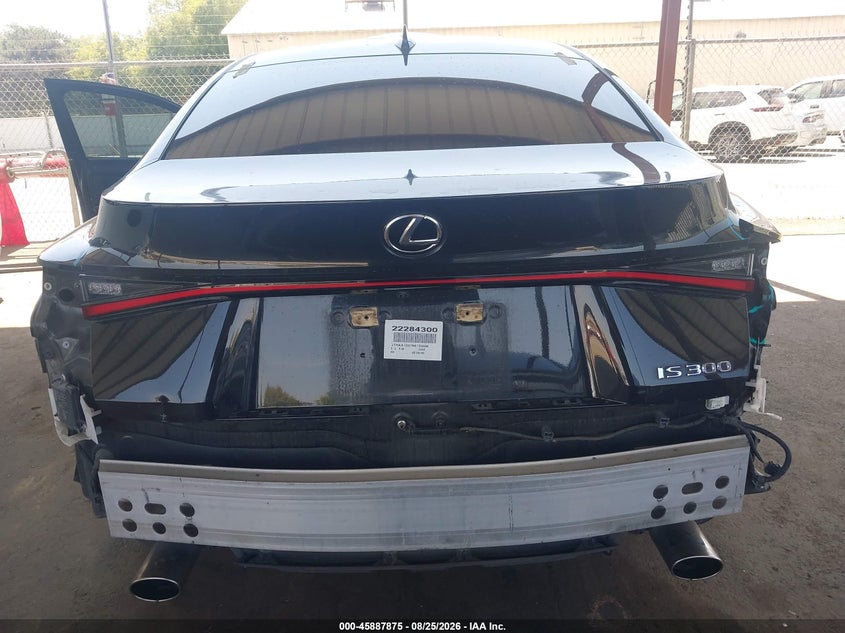 LEXUS IS 300 2022 VIN JTHAA1D27N5120406