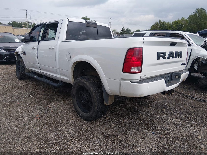 Vin: 3c6ur5dl0hg779553, lot: 46386928, ram 2500 big horn  4x4 6'4 box 20173