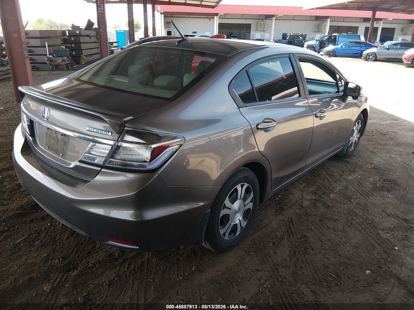 2014 HONDA CIVIC HYBRID auction photo 4