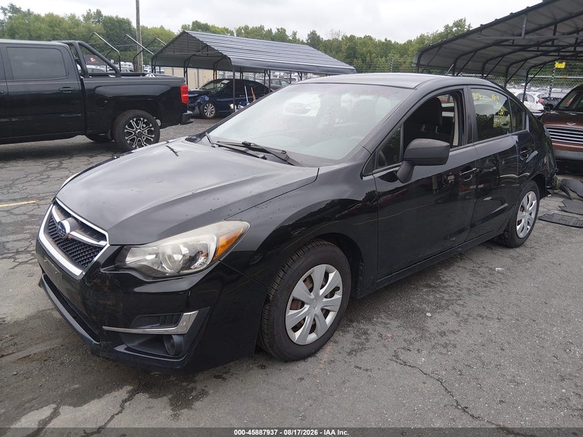 2016 SUBARU IMPREZA SEDAN 2.0L H-4 DOHC, VVT, 148HP