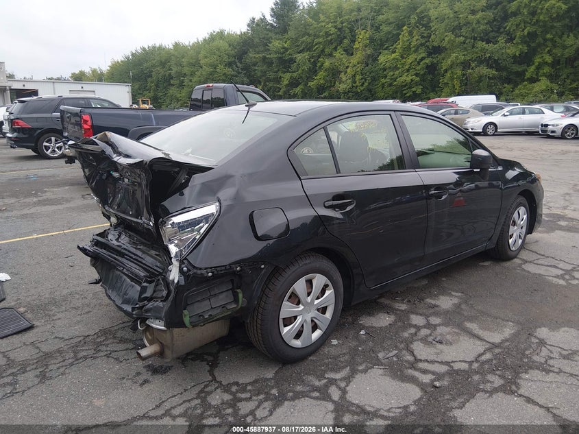 2016 SUBARU IMPREZA SEDAN 2.0L H-4 DOHC, VVT, 148HP