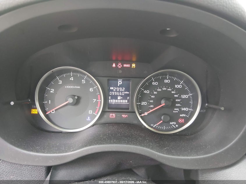 2016 SUBARU IMPREZA SEDAN 2.0L H-4 DOHC, VVT, 148HP