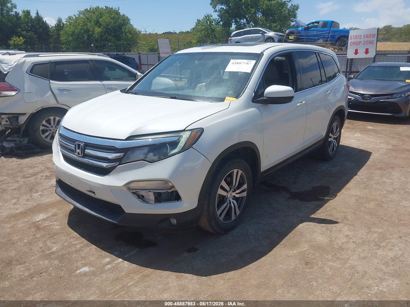 2016 Honda Pilot, Повреждение двигателя, IAAI, VIN 5FNYF5H59GB029071 — фото 2