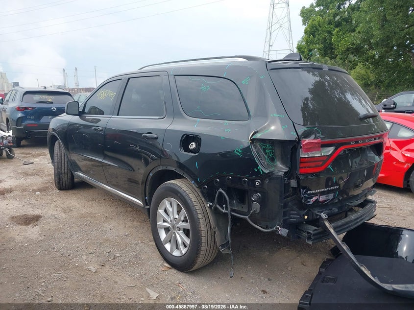 Vin: 1c4rdjag1pc611595, lot: 46387031, dodge durango sxt plus awd 20233
